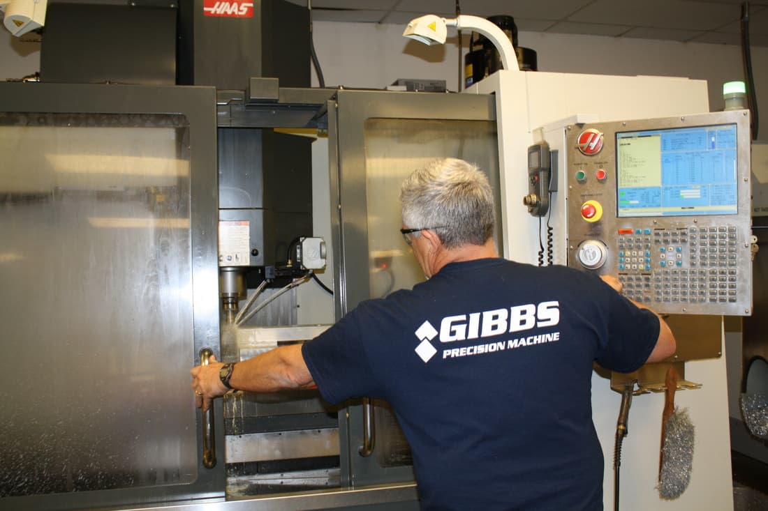Gibbs Precision Machine work sample